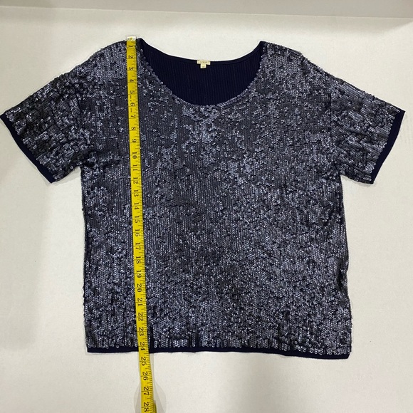 J. Crew Collection Sequin Top - Picture 10 of 11
